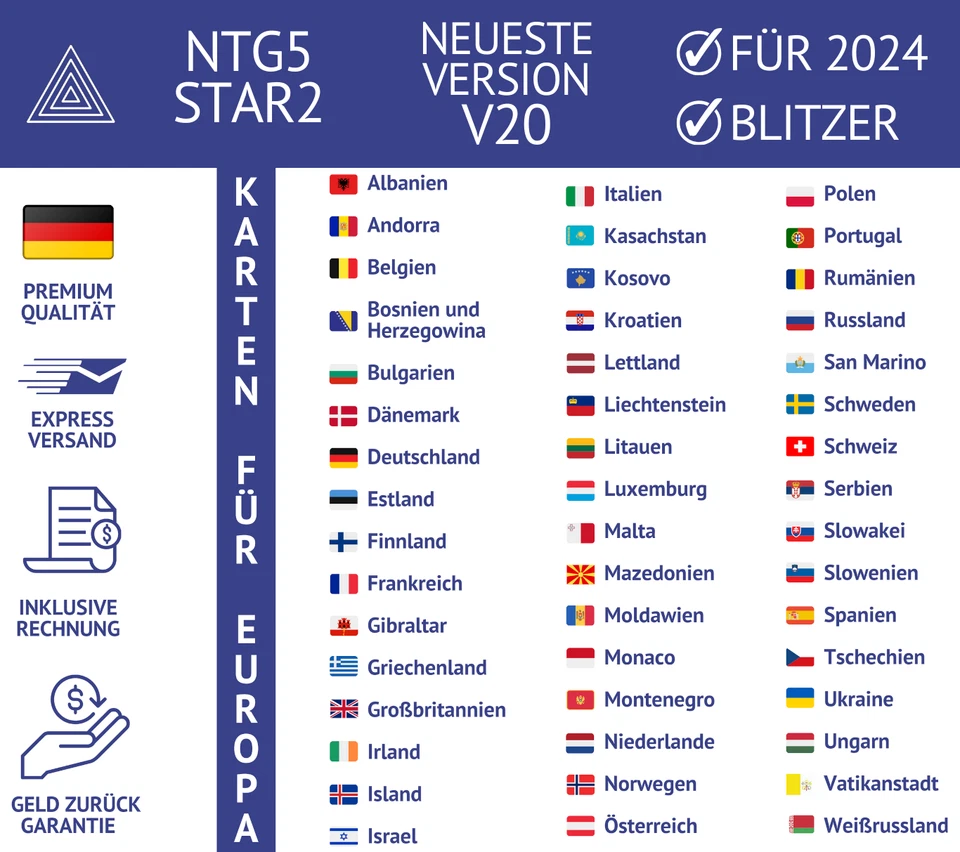 2024 NEUESTE V20 MERCEDES GARMIN MAP PILOT STAR2 NAVIGATION SD-KARTE A2139069110 - Bild 4 von 4