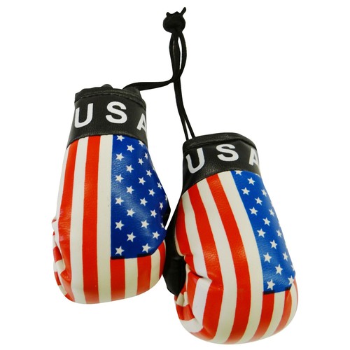 High Quality Country Flag MINI BOXING GLOVES - Rear View Mirror Gloves - New - Picture 3 of 134