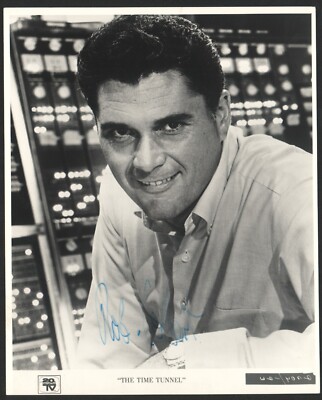 Doug Colbert THE TIME TUNNEL Dr. Doug Phillips (Robert Colbert) signed PROMO PHOTO ...