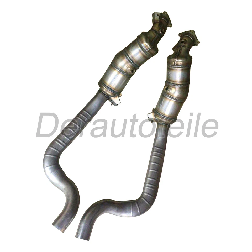 2 peças conversores catalíticos esquerda direita para Porsche Panamera 4.8L V8 2010 2011-2014 - Imagem 2 de 4