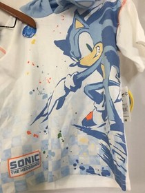 Sonic The Hedgehog Boys Hoodie T Shirt Shorts Set Outfit Costume Sizes 6 NWT
