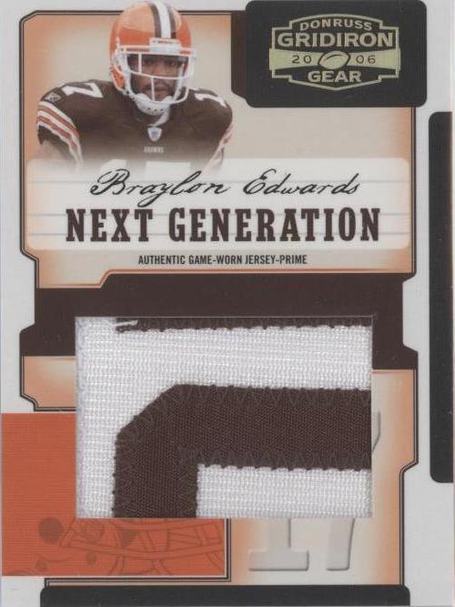 2006 Donruss Gridiron Gear Braylon Edwards #NG-2 - 1 of 2