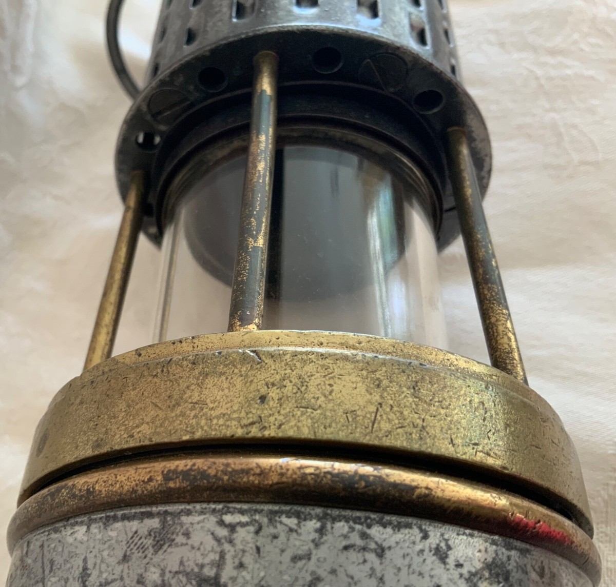 KOEHLER MANUFACTURE (ケーラー) N0.209 1920-30s Koehler Mfg Brass Miners Lamp 209-15 Permissible