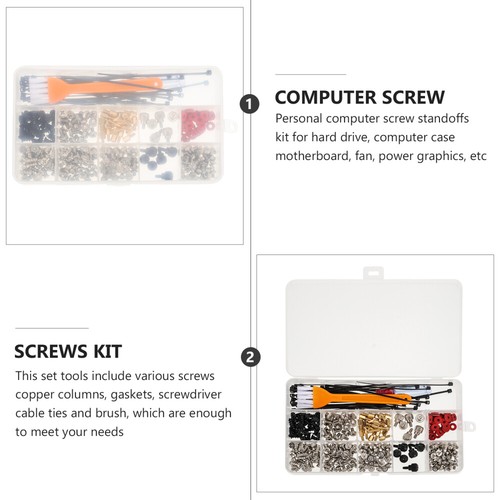 Schraubenkombination Schraubensatz Für Computergehäuse DIY Screw Kit - Afbeelding 6 van 12