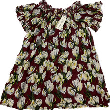Lori And Mari Shirt Dress Womens Size S Multicolor Floral Lined