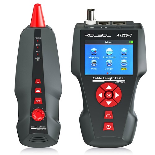LAN Ethernet Network Cable Tester NF-8601W RJ45 UTP STP Diagnose Tone Tracer - Picture 13 of 13