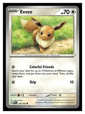 Pokemon Eevee 133/165 Scarlet & Violet 151