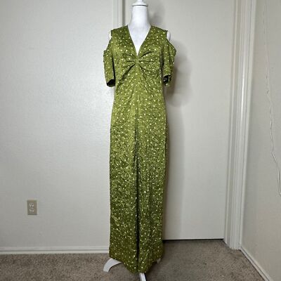 Ganni Green Long Polka Dot Dress Women's 38/S-M | eBay Ganni Green Long Polka Dot Dress Women's 38/S-M | eBay