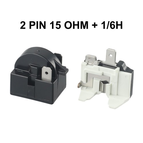 Premium Mini Fridge Starting Relay and Overload Protector 12 Pin 15 Ohm - Picture 25 of 36