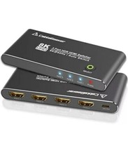 UHD HDMI 3 port Switcher Auto Switch 8K HDR 3 in 1 out for PS4 PS5 Xbox Laptop