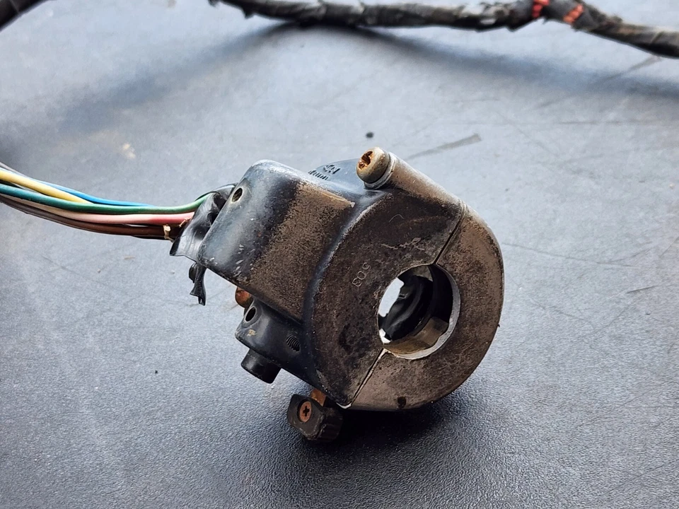 1975 Yamaha XS650 '74 TX650 левый руль переключатели Hi/Lo поворотники - Изображение 4 из 4