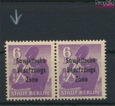 Briefmarken Sowjetische Zone (All.Bes.) 1948 Mi 201PF IV, Bogen des S von (96630