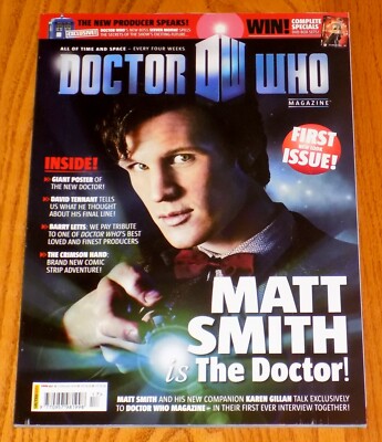 DOCTOR WHO MAGAZINE #417 MATT SMITH DAVID TENNANT POSTER FEBRUARY 2010
