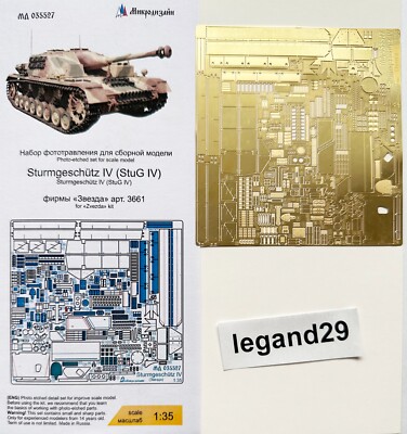 Microdesign 035527 Photoetched for Sturmgeschütz IV «StuG IV» (Zvezda 3661) 1/35