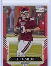 2021 Score KJ Costello Rookie RC Red Zone #d 9/20 - Mississippi State Bulldogs