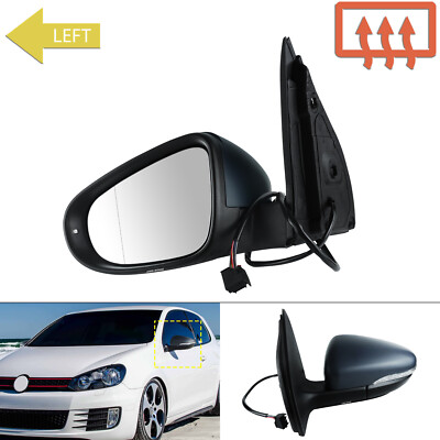 Außenspiegel links elektrisch heizbar 5K0857507AH für VW Golf VI 5K Bj. 2008-13