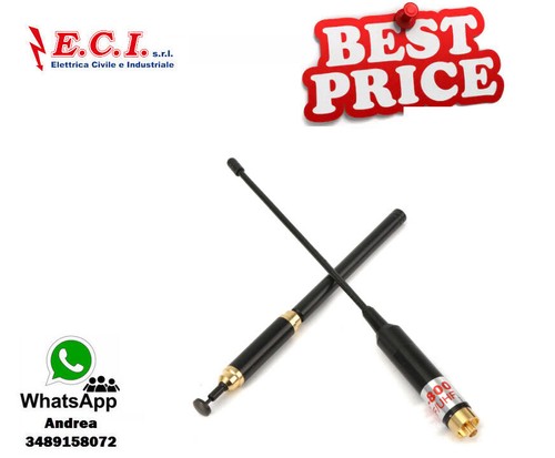 AL 800 Antenna Dual Band ad alto guadagno con connettore SMA AL 800 Antenna Dual Band ad alto guadagno con connettore SMA