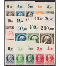 Bayern Nr. 94-115B postfrisch ** Oberrandsatz