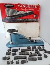 VANGUARD No6 heavy duty STAPLING MACHINE stapler vintage made in England FREEPP 