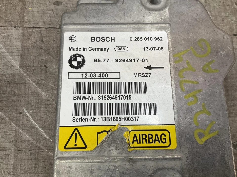 2014 BMW Z4 Air Bag Module Roadster Front Main From 7/13 9264917 OEM Foto 2 de 4