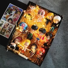 FULL SET 12pcs ONE PIECE Hand-made Figure Ornaments Model Anime *FREE SHIPPING*