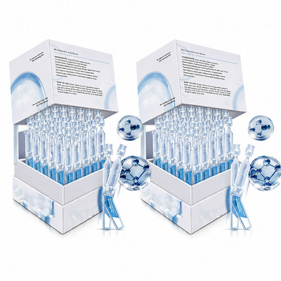 60PCS 3% Hyaluronic Acid Serum Vials - Moisturizing, Firming, Single-Use Tubes