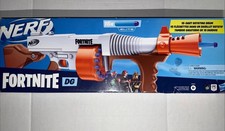 NERF Fortnite Drum Gun DG Blaster New Toy, 15 Elite Darts, Rotating Drum, Gamers