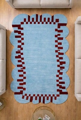Handmade Rug | Irregular Rug | Wool Rugs | Living Room Rug | Tufted A467