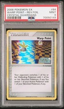 Pokemon Warp Point EX Crystal Guardians Reverse Holo #84 PSA 9 Mint on eBay