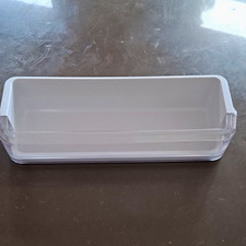 Samsung Fridge Freezer RSG5 Door Shelf Bin Replacement, White/Clear Plastic