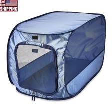 Portable Soft Sided Dog Kennel Medium Pet Carrier Travel Crate Mesh Panels New