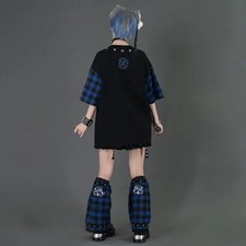 ACDC GALFY Leg Warmer Red/Navy