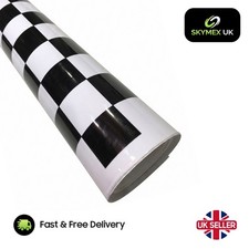 Car Vinyl wrap Sticker film Matt Black and White CHECK GRAPHIC Car Wrapping Roof