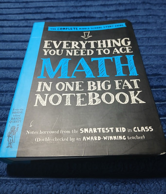 Workman Publishing Everything You Need to Ace Math Big Fat Notebook HC