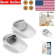 Flexible Faucet Extender Set - 2 Easy Install Units for Toddler Independence