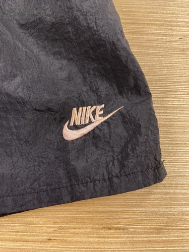vintage nike swim trunks mens L 36-38 black mesh liner drawstring 90s retro y2k - Bild 2 von 11