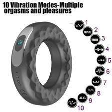Remote Cock Ring Vibrator G Spot Stimuylation Vibrating Penis Rings Men Sex Toy