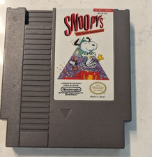 Snoopy's Silly Sports Spectacular Nintendo NES Original Game Cartridge Tested