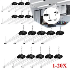 1X-20X 4FT Linkable LED Shop Light for Garage, 4400lm, 42W Utility Light Fixture