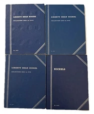 Lot Of 4 EMPTY Whitman Coin Collecting Folders NO COINS Fast Shipping Lot 11