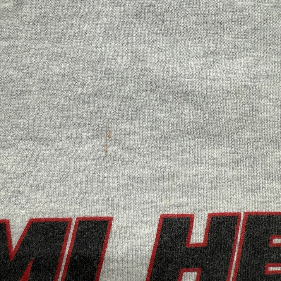 Vintage Miami Heat VTG Nike Team Center Swoosh Sweatshirt Large 90s NBA - Image 4 of 4