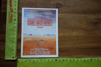 Alte Filmplakatkarte Kino Film SCHREI NACH FREIHEIT Kevin Kline Penelope Wilton