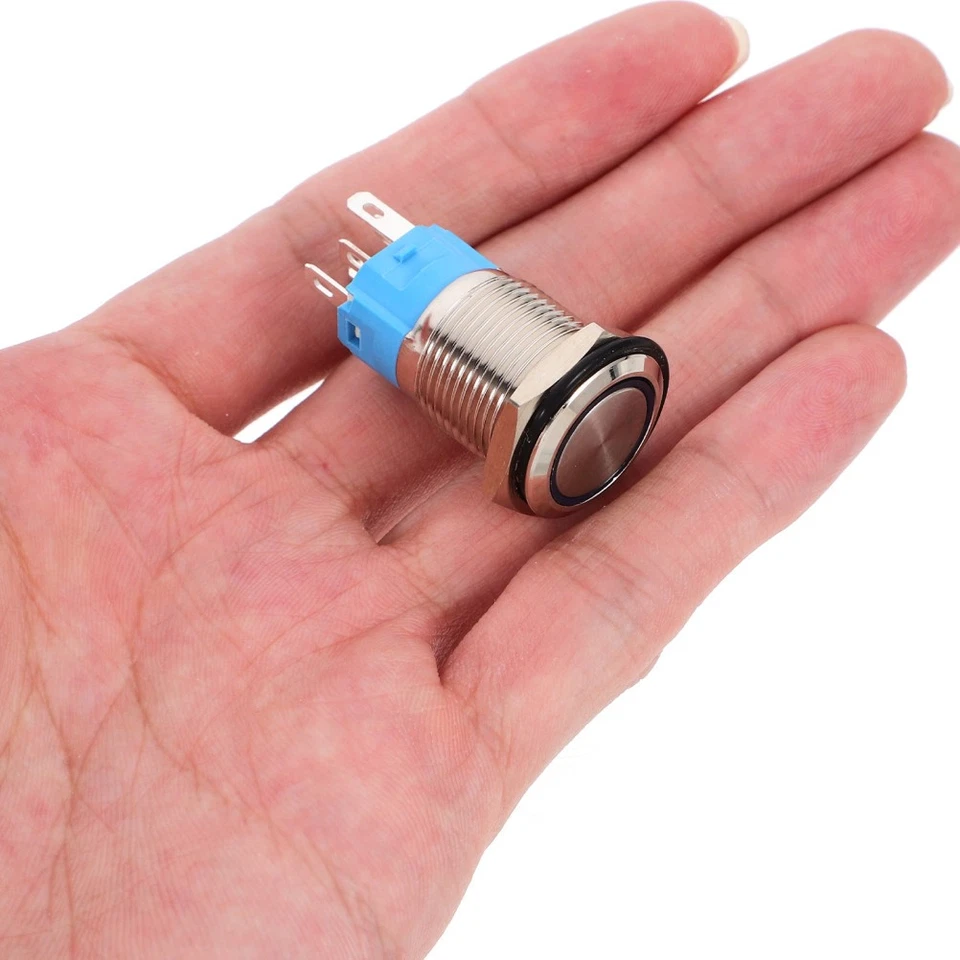  Interruttore di accensione del veicolo Interruttore a pulsante per auto da 16 - Immagine 3 di 4