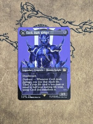 Cecil, Dark Knight (Borderless) 0380 Final Fantasy Non-Foil NM 