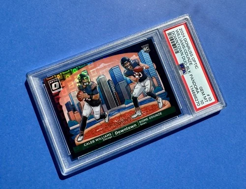2024 OPTIC CALEB WILLIAMS / ODUNZE DOWNTOWN DUOS BLACK PANDORA 6/25 SSP PSA 10