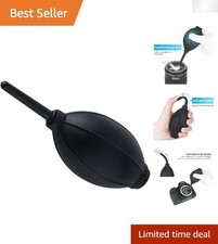 Ergonomic Silicone Air Blower with Microfiber Cloth - Perfect Cleaner for Lenses
