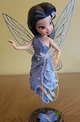 Disney Faities Silvermist Collection BRASS LEY 2008 Beautiful Blue Dress  WINGS | eBay
