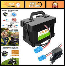 24V 8Ah Lithium Battery for Power Wheels UTVs Ride-On Toys, Lightweight, Long-