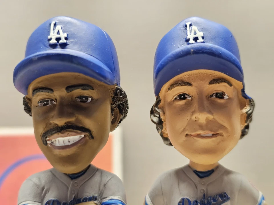 Guerrero Yeager Cey Los Angeles Dodgers MLB 2016 SGA Bobblehead NIB 1981 WS MVPs - Image 2 of 4