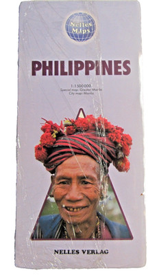 Vintage CITY Map  PHILIPPINES, GREATER MANILA